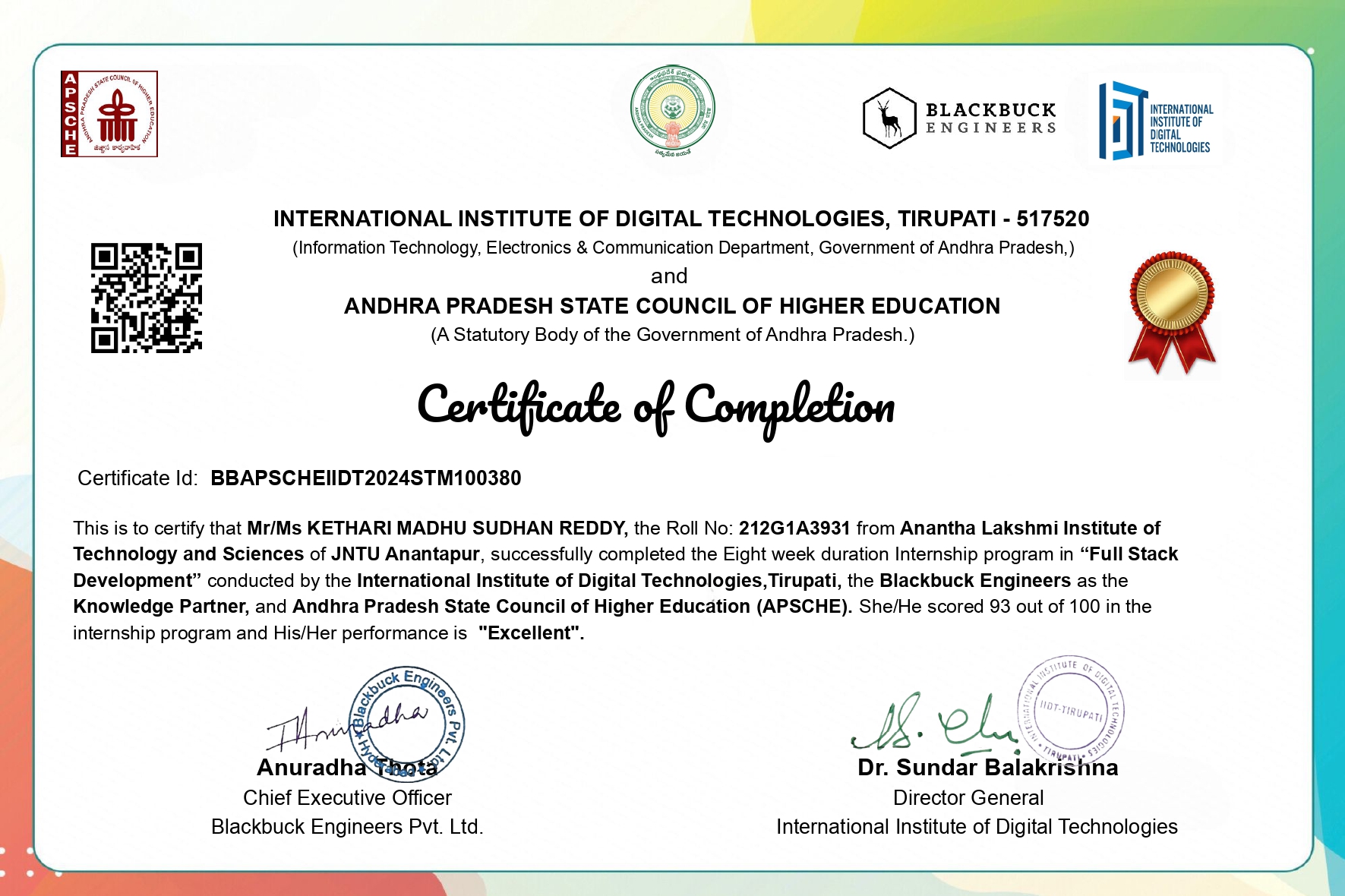 Certificate 12